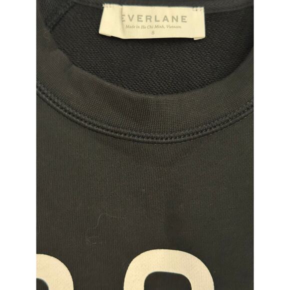 Everlane 100% Human Black Sweatshirt – Size Small NEW - Picture 3 of 6